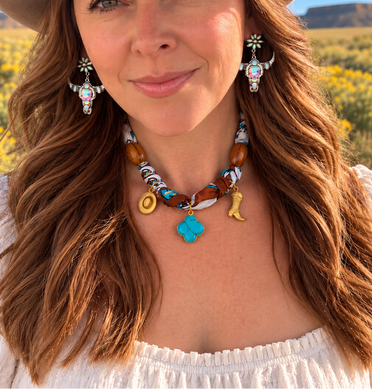 Western Scarf Necklaces